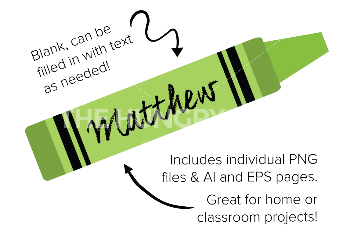 1160x772 Crayon Clip Art Set + Bonus Page Dividers By Running With Foxes