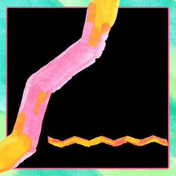 350x350 Watercolor Zig Zag Lines Page Dividers Clip Art Set