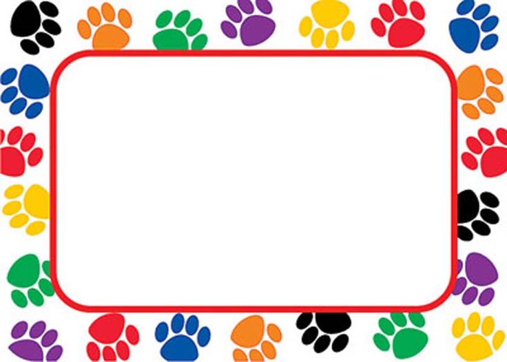 736x526 Paw Clipart Divider