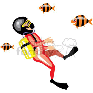 300x300 Royalty Free Diving 007 369890 Clip Art Images, Illustrations