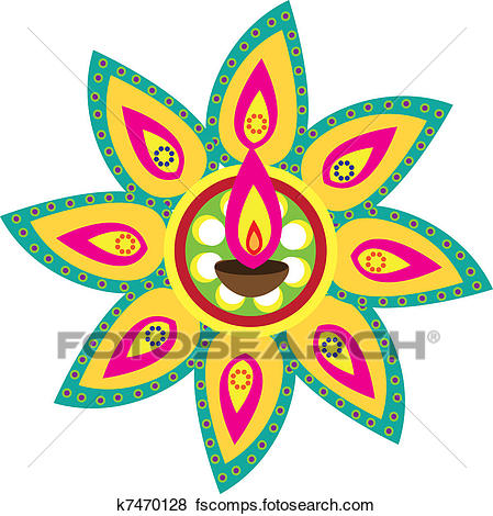 449x470 Diwali Clipart Free