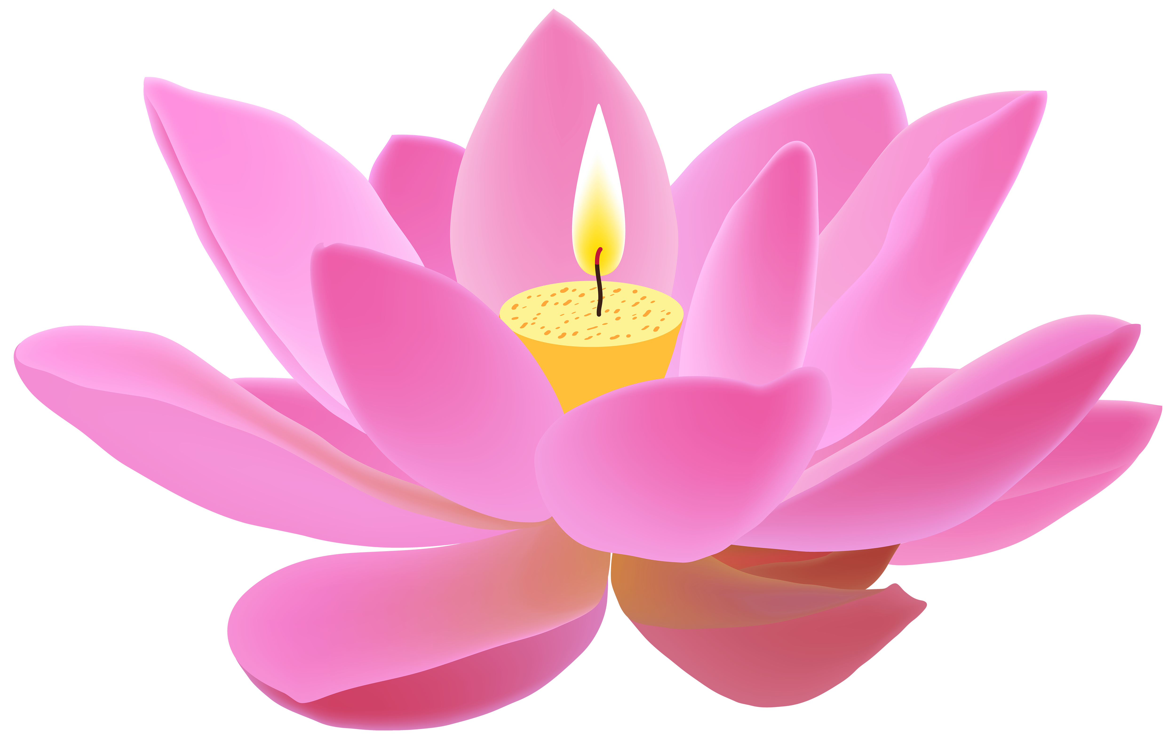 5000x3144 Lotus Candle Free Png Clip Art Imageu200b Gallery Yopriceville