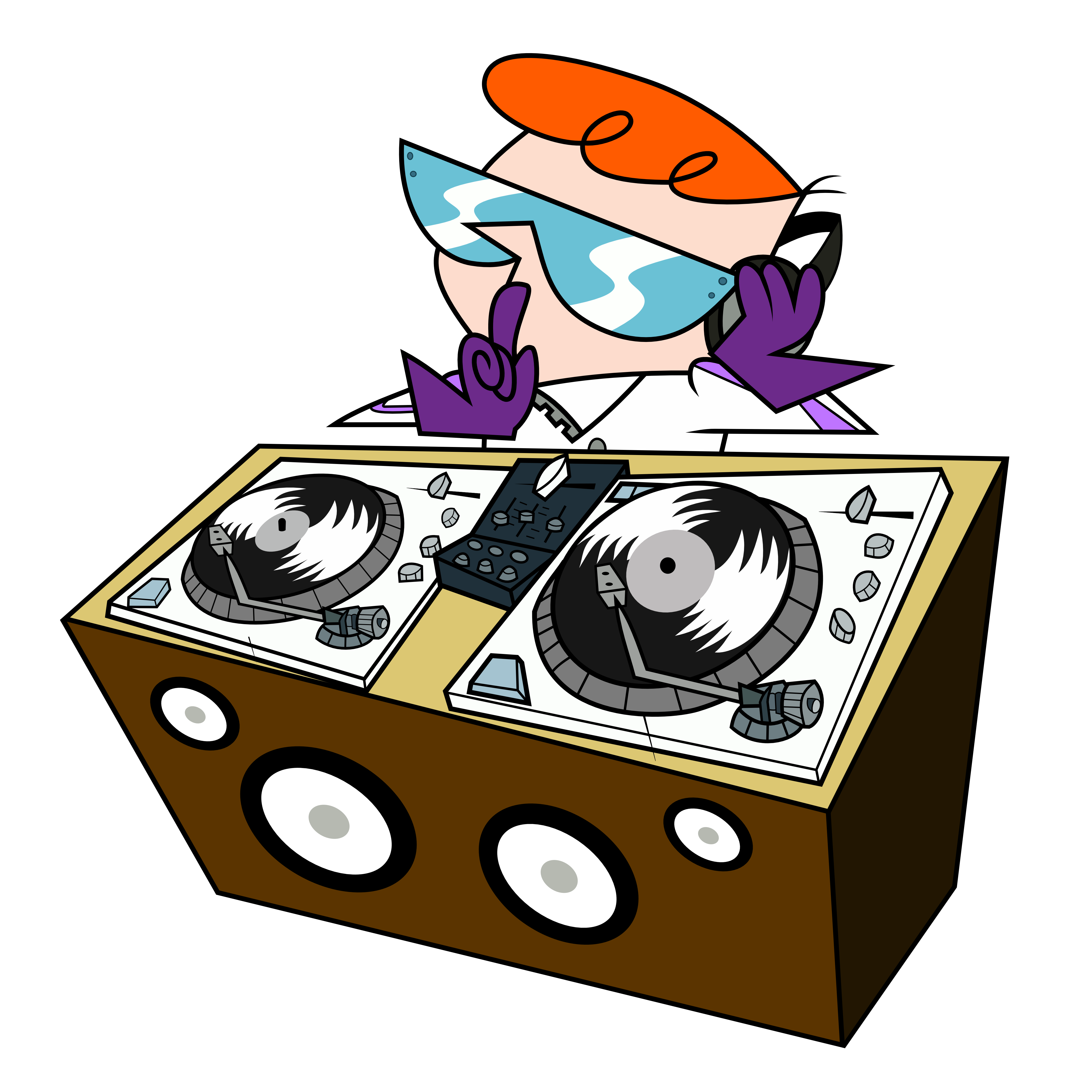 4500x4500 Cartoon Dj
