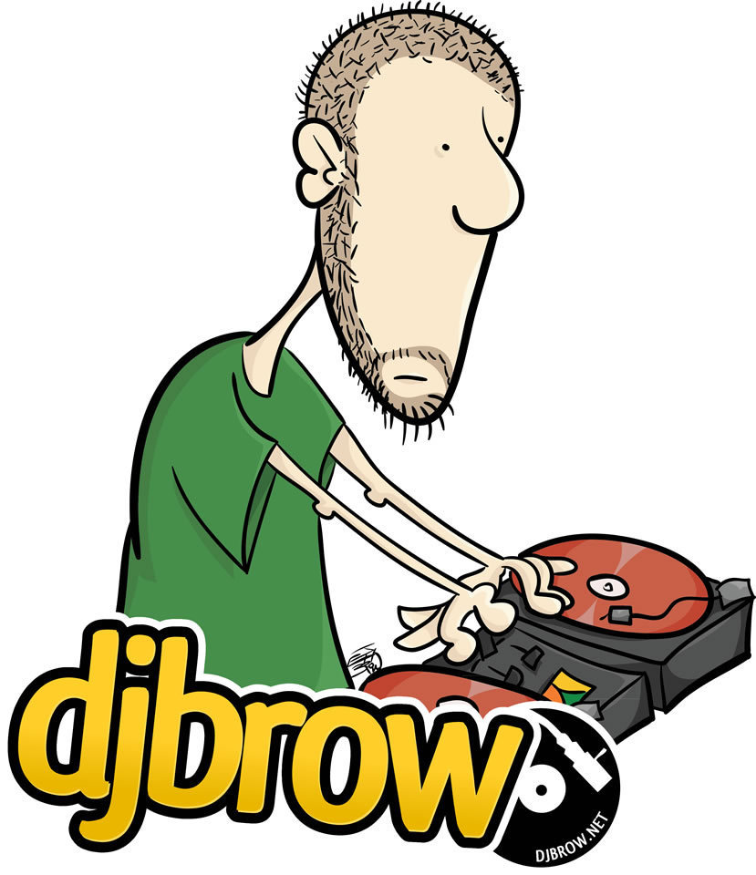 829x960 Dj Cartoon Mascot Browco