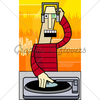 325x325 Dj Black And White Gl Stock Images