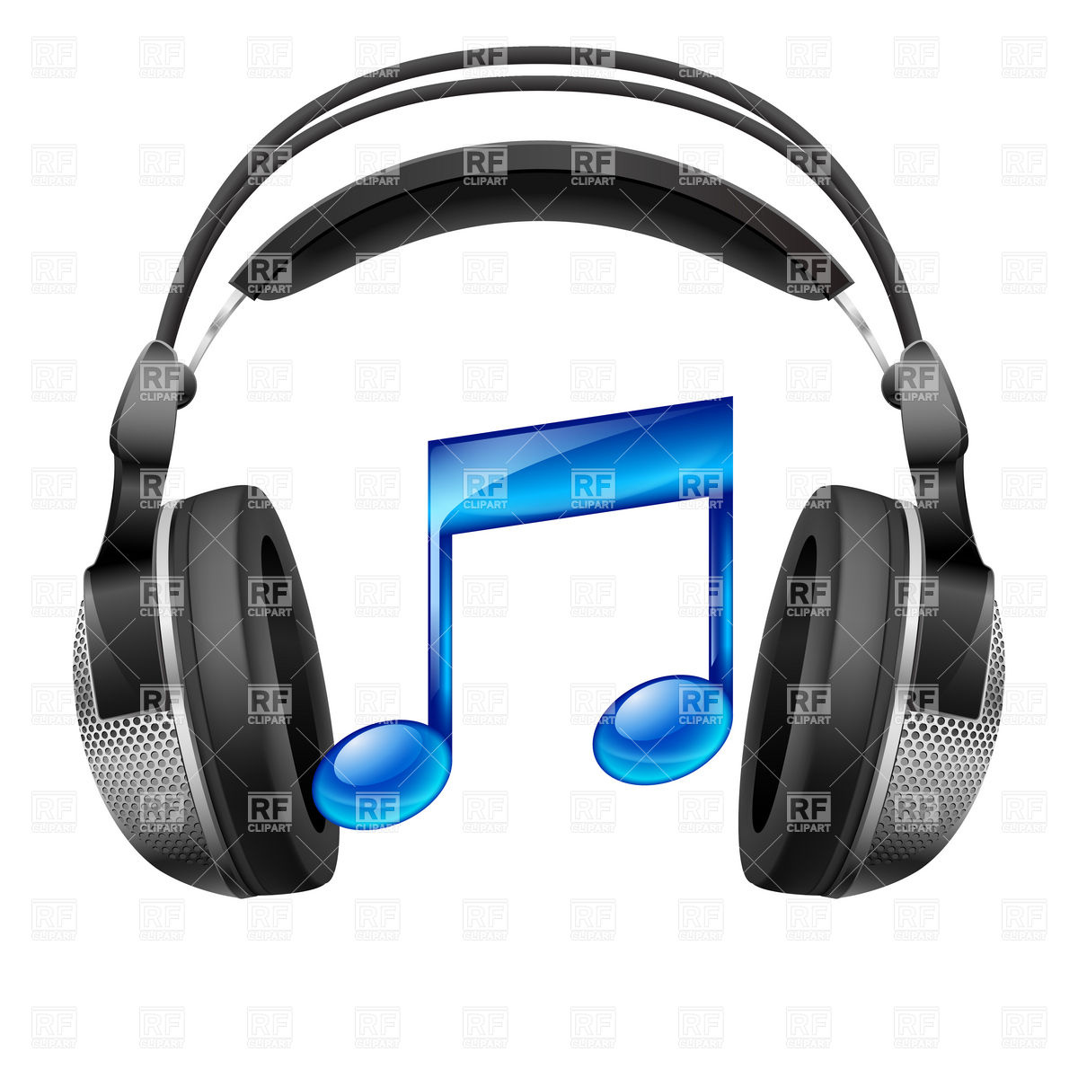 1200x1200 Large Dj Headphones Royalty Free Vector Clip Art Image