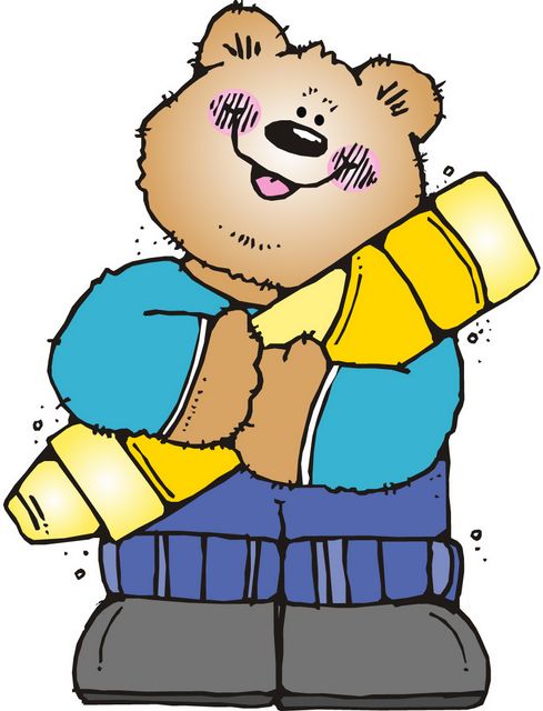 489x640 Free Back To School Bear Clipart For Teachers