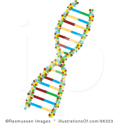 400x420 Clipart Of Dna