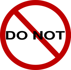 299x297 Do Not Sign Clip Art