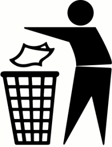 228x300 Trash Clipart Do Not