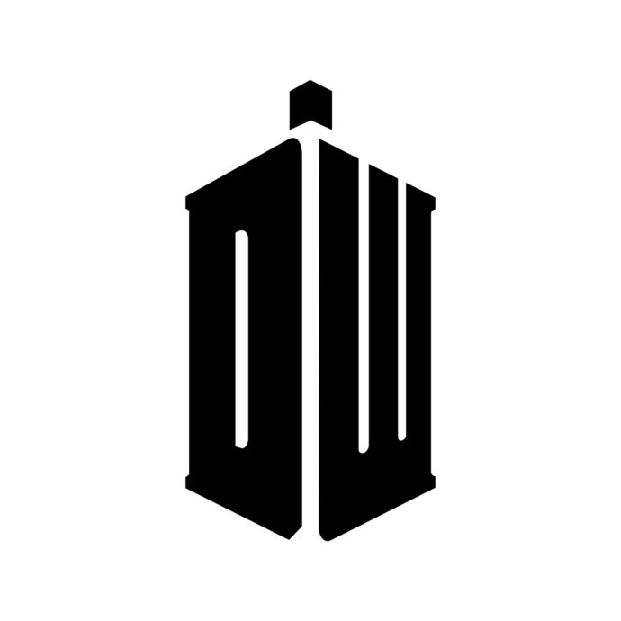 690x690 Dr Doctor Who Tardis Logo Graphics Design Svg By Vectordesign