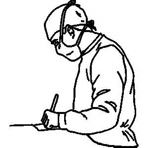 300x300 Doctor Doing Surgery Clipart