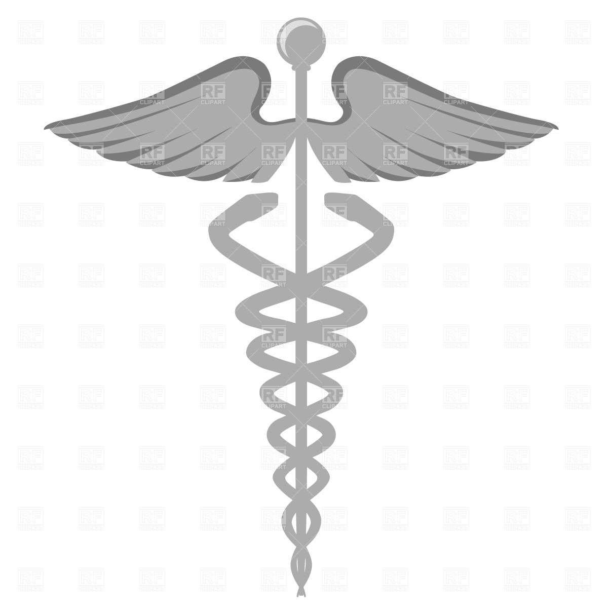 1200x1200 Caduceus Medical Symbol Royalty Free Vector Clip Art Image