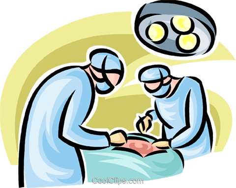 480x383 Doctors In Surgery Royalty Free Vector Clip Art Illustration