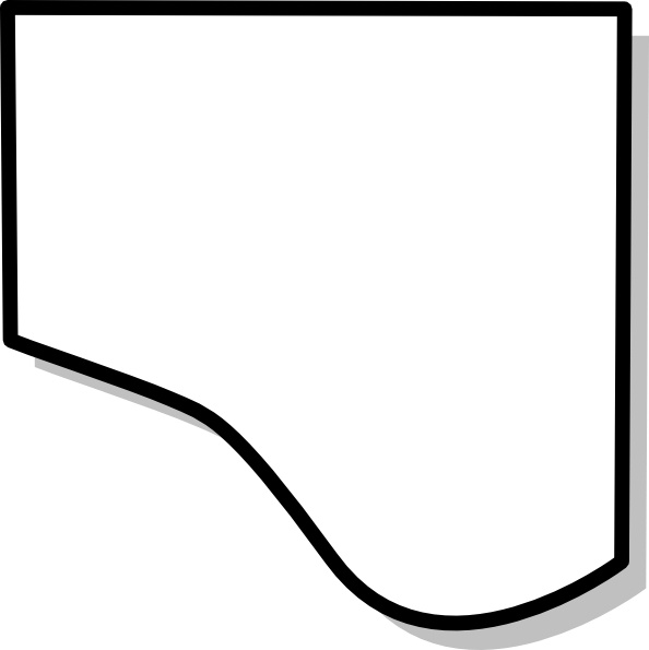 594x595 Document Piece Flowchart Clip Art Free Vector In Open Office