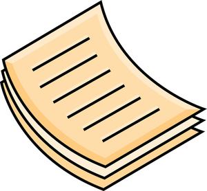 300x278 Documents Clipart Image