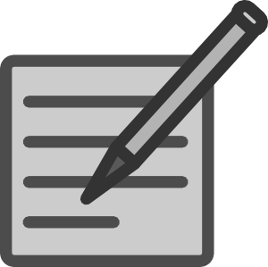 300x299 Edit Document Clip Art