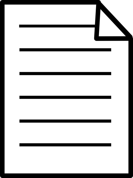 450x600 Paper Document Text Front Clip Art Free Vector In Open Office