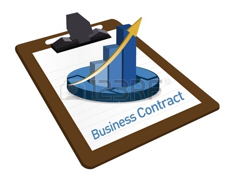 450x348 Business Contract Documentation Illustration Royalty Free Cliparts