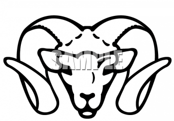 350x243 Head Clipart Ram