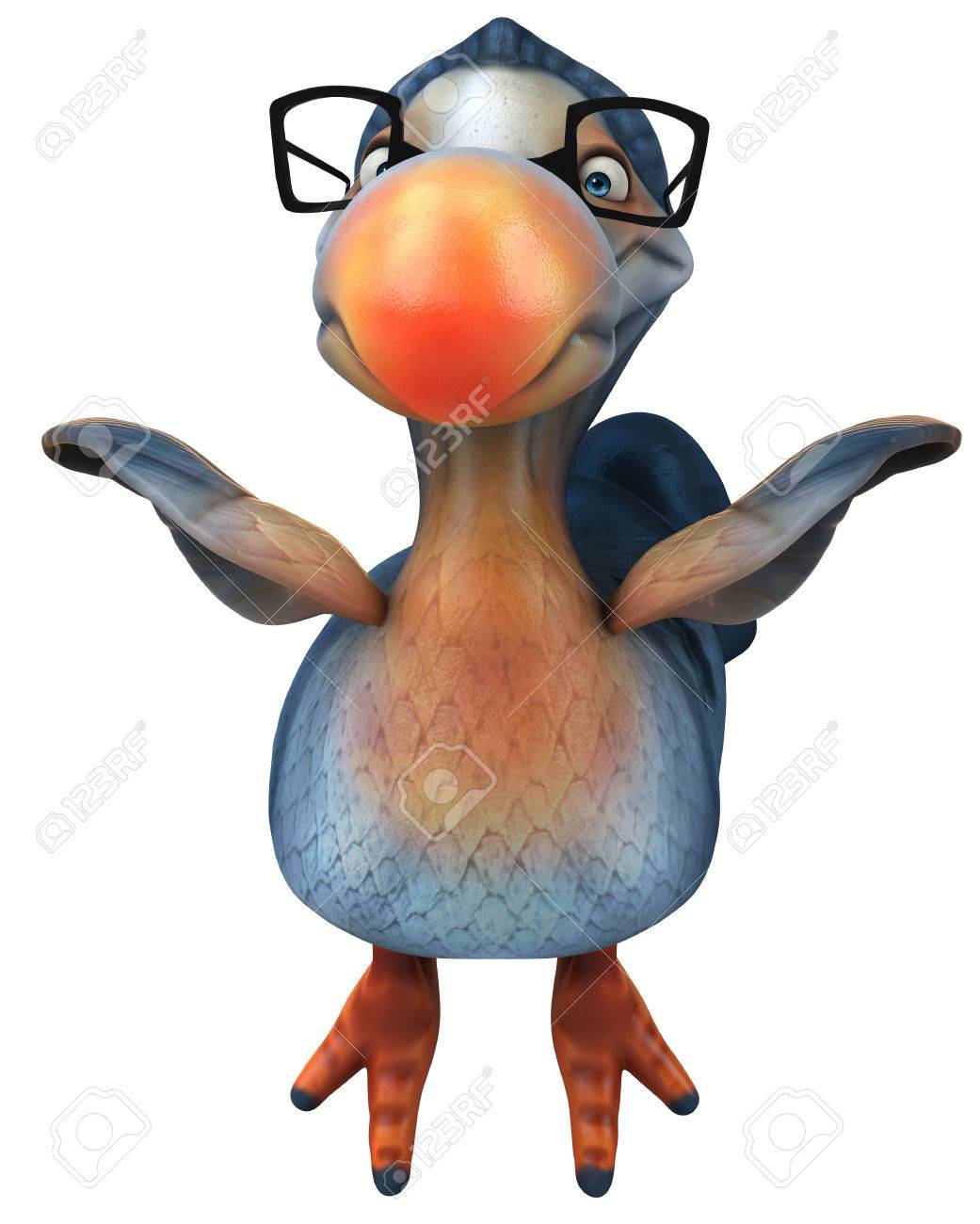 1041x1300 Dodo With Glasses Stock Photo, Picture And Royalty Free Image