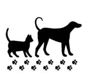 170x148 Clip Art Of Huge Group Of Cats And Dogs K5976287