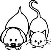 170x169 Cat Clipart Dog Free