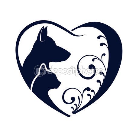 450x450 43 Best Dog Logo Images Silhouette, Cats And Dog