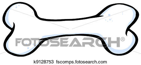 450x208 Clipart Of Cartoon Dog Bone K9128753