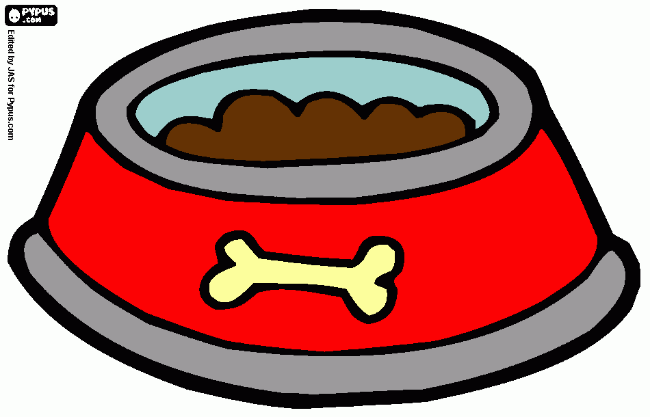 950x610 Bones Clipart Dog Dish