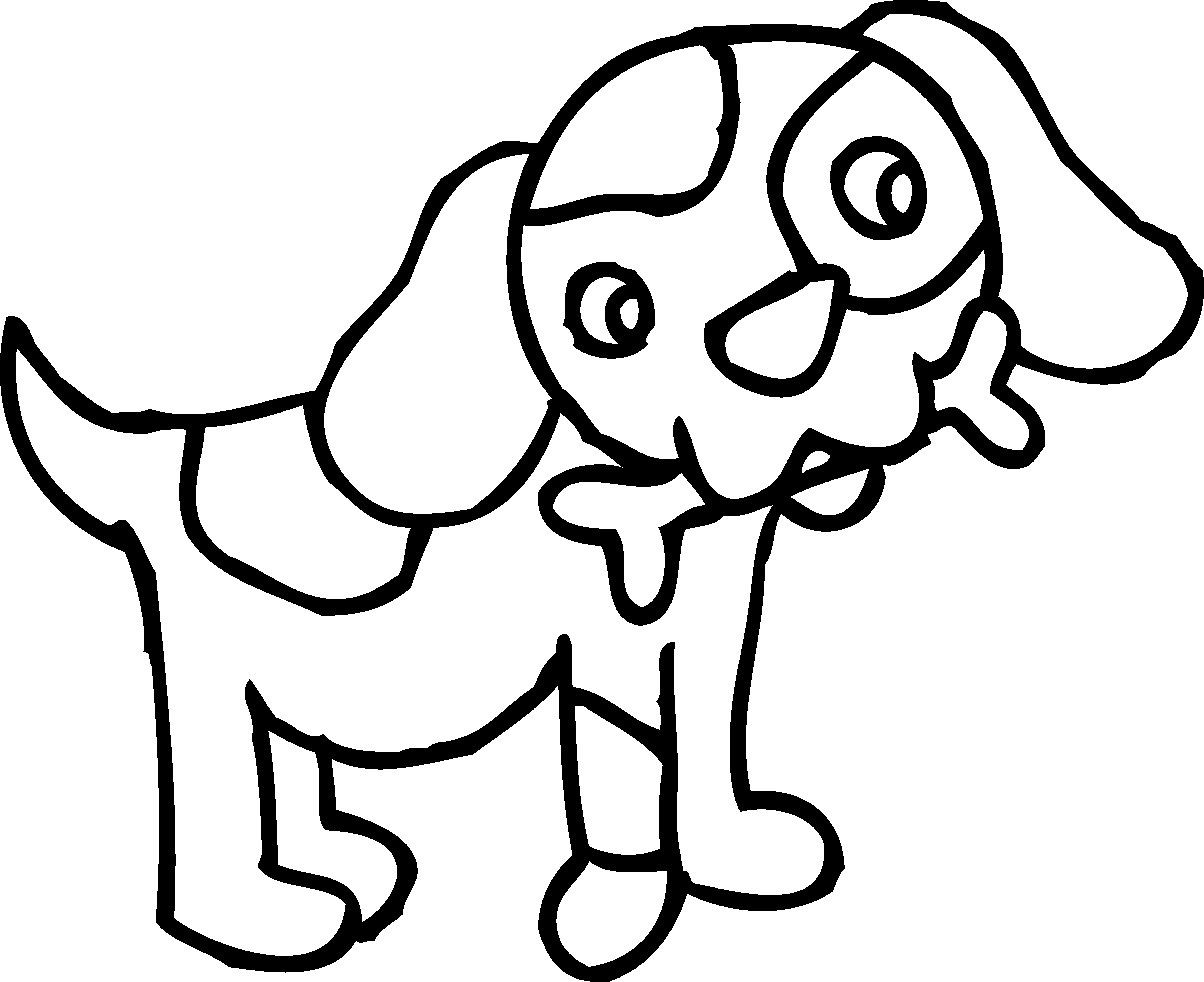 5897x4811 Free Dog Bone Clipart