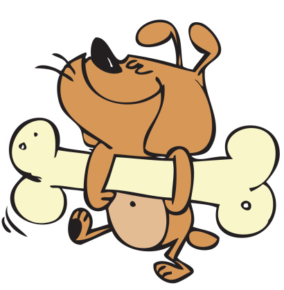 410x419 Bones Clipart Outline