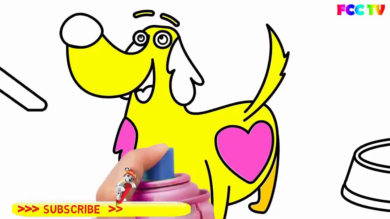 1280x720 How To Draw A Dog House, A Dog, Dog Bone. How To Draw A Pet Dog