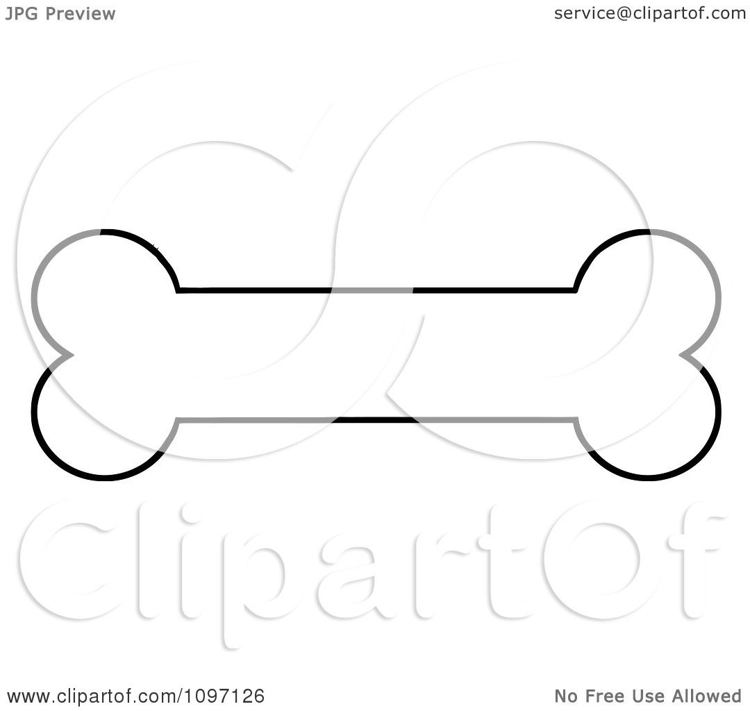1080x1024 Clipart Black And White Outlined Dog Bone Biscuit