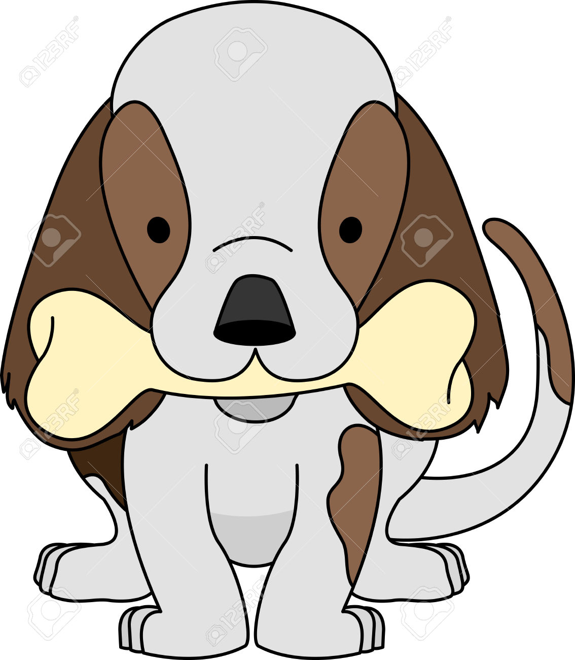 1134x1300 Dog With Bone In Mouth Clipart