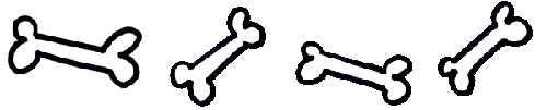 500x101 Free Dog Bone Clipart Pictures