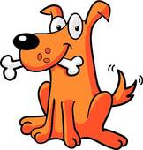 162x170 Eating Bone Clipart