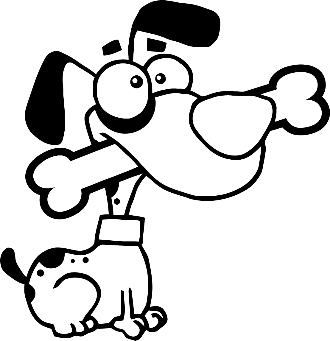 Dog Bone Outline Free Download On ClipArtMag