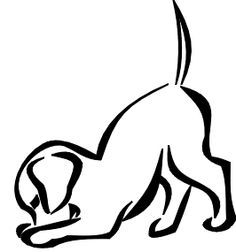 236x252 41 Best Dog Outline Tattoo Images To Draw, Ankle