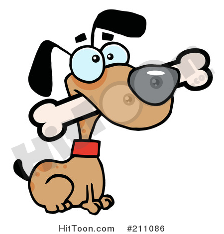 450x470 Dog Bone Clipart