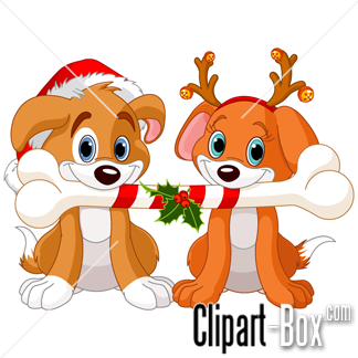 324x324 Dog Christmas Clipart