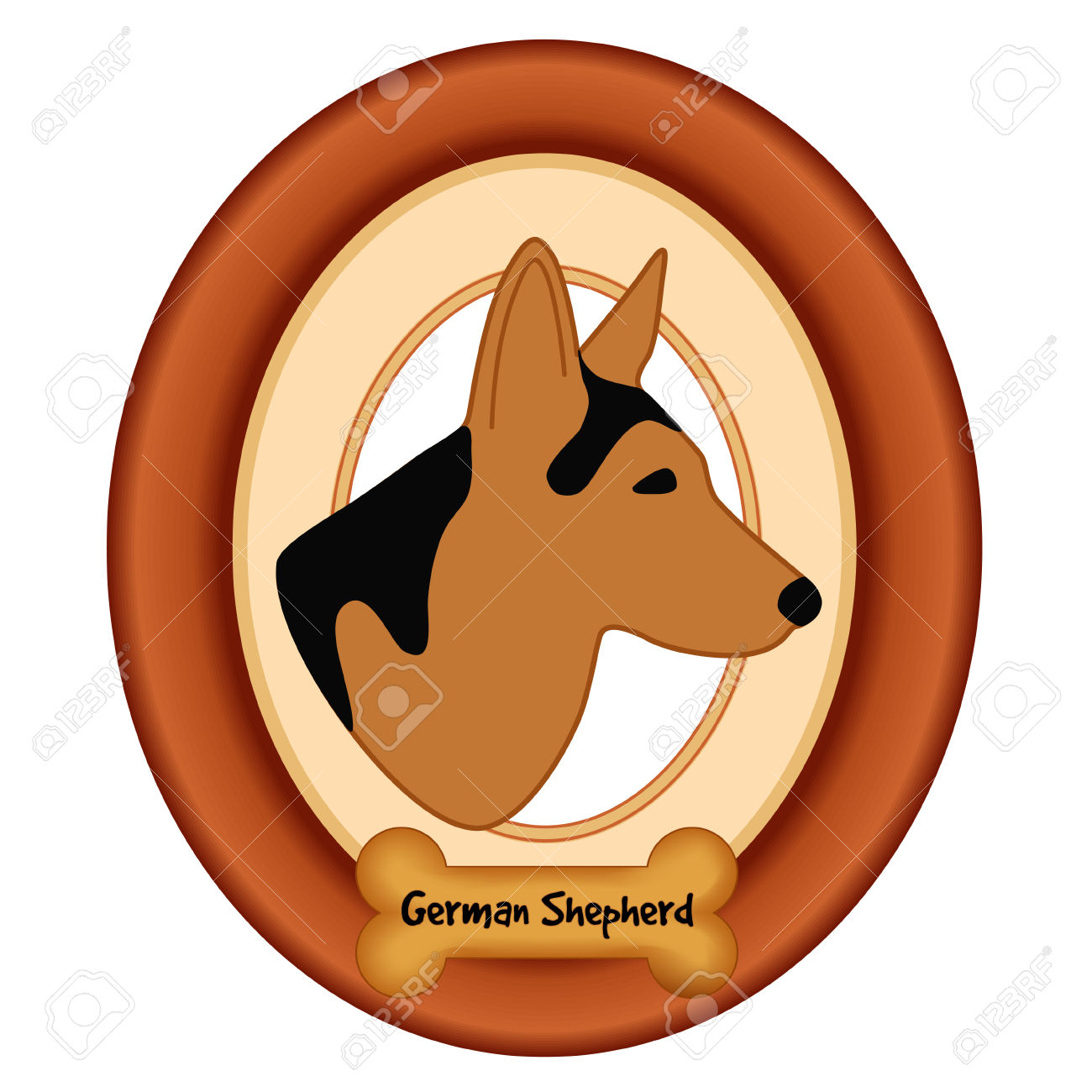 1300x1300 German Shepherd Dog Bone Clipart, Explore Pictures