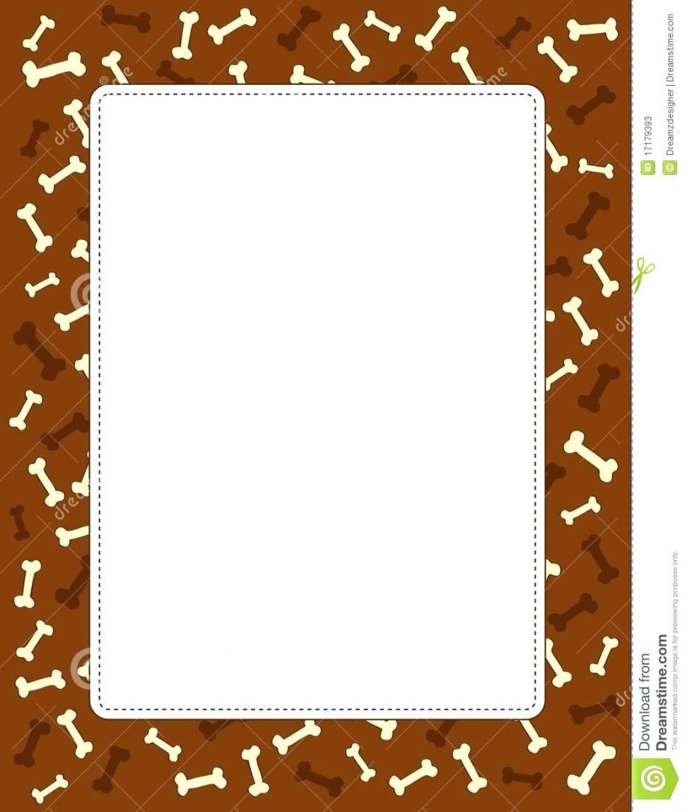 972x1148 Dog Bone Picture Frame Ornament Animal Background Bones Border Dog