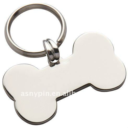 490x490 Bone Shape Metal Pet Tag