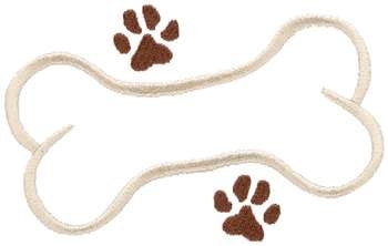 350x222 Dog Bone Border Clipart