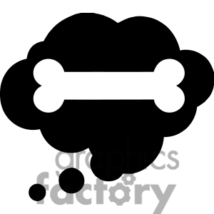 300x300 Dog Bone Border Clipart