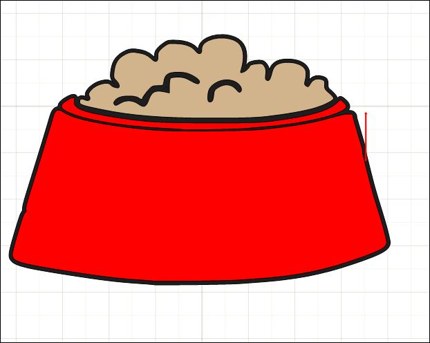 622x496 Dog Bowl Clipart