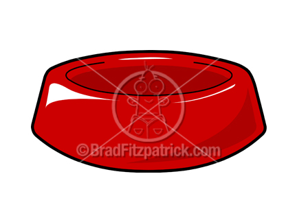 432x324 Cartoon Dog Bowl Illustration Royalty Free Dog Bowl Stock