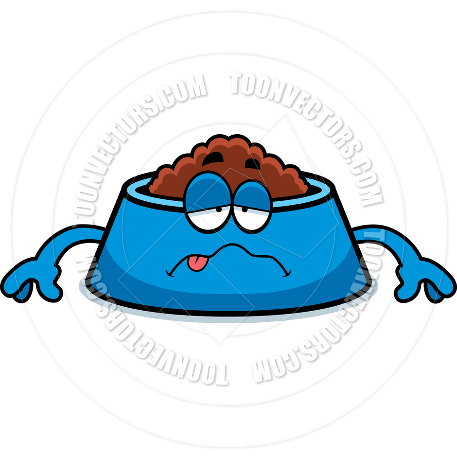 940x940 Cartoon Dog Bowl Sick By Cory Thoman Toon Vectors Eps