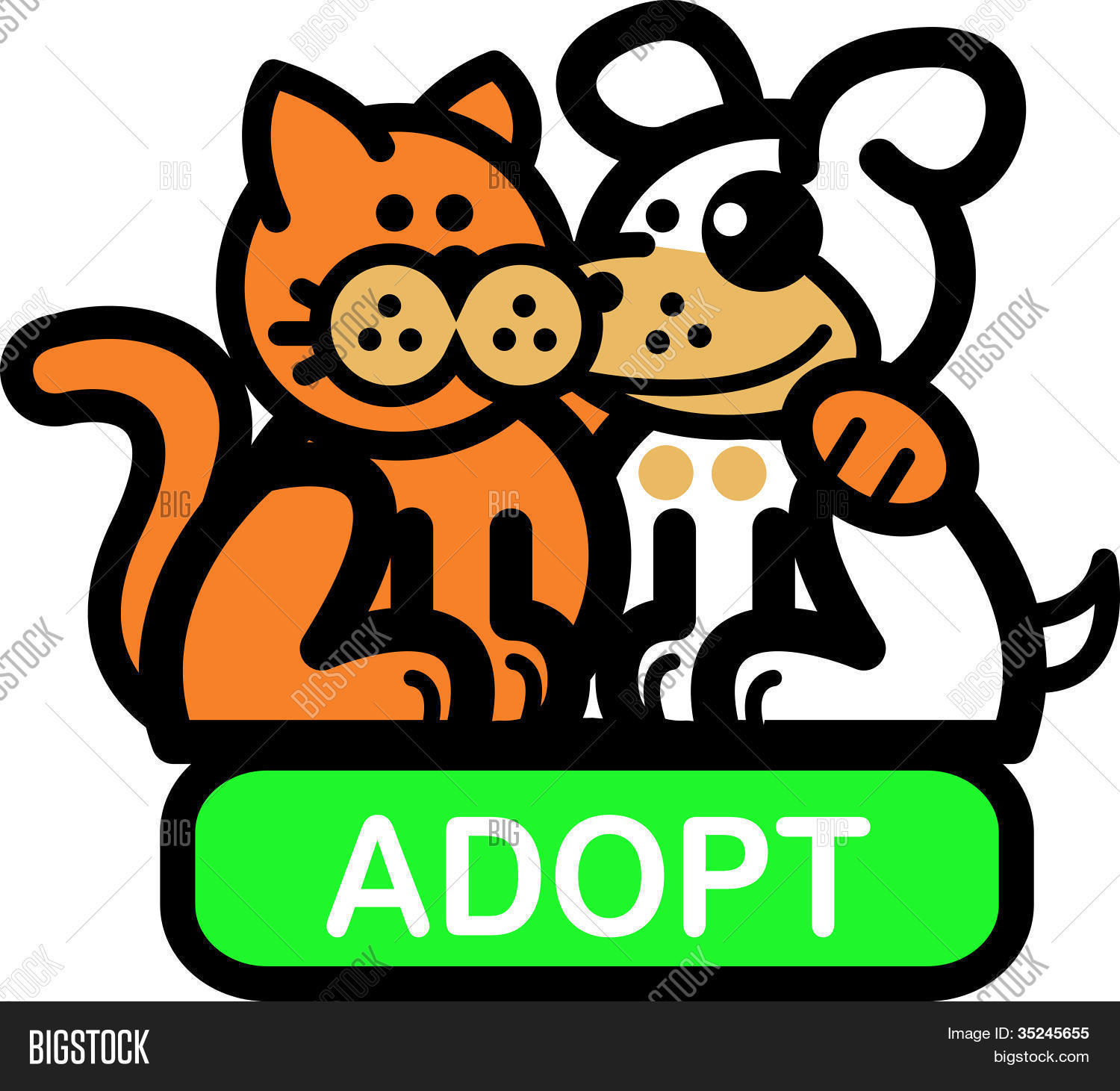 1500x1461 Dog Cat Clip Art Vector Amp Photo Bigstock